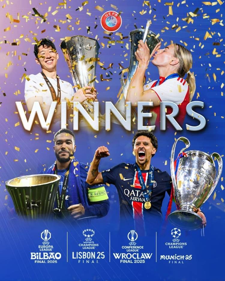 皇冠信用网怎么代理_欧足联祝贺旗下四大赛事冠军:巴黎、热刺、切尔西、阿森纳女足