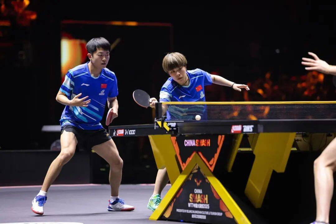 皇冠信用網账号注册_国乒提前锁定混双冠军皇冠信用網账号注册，男、女双打各有3对进4强 | WTT中国大满贯双打
